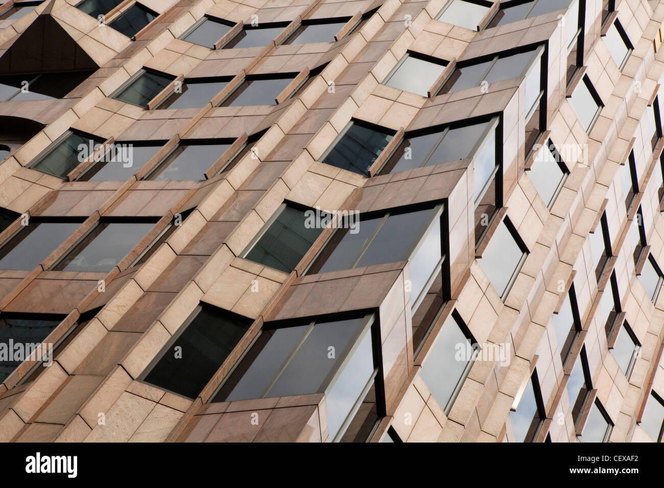 A view of a office block near Bank in central London Stock Photo