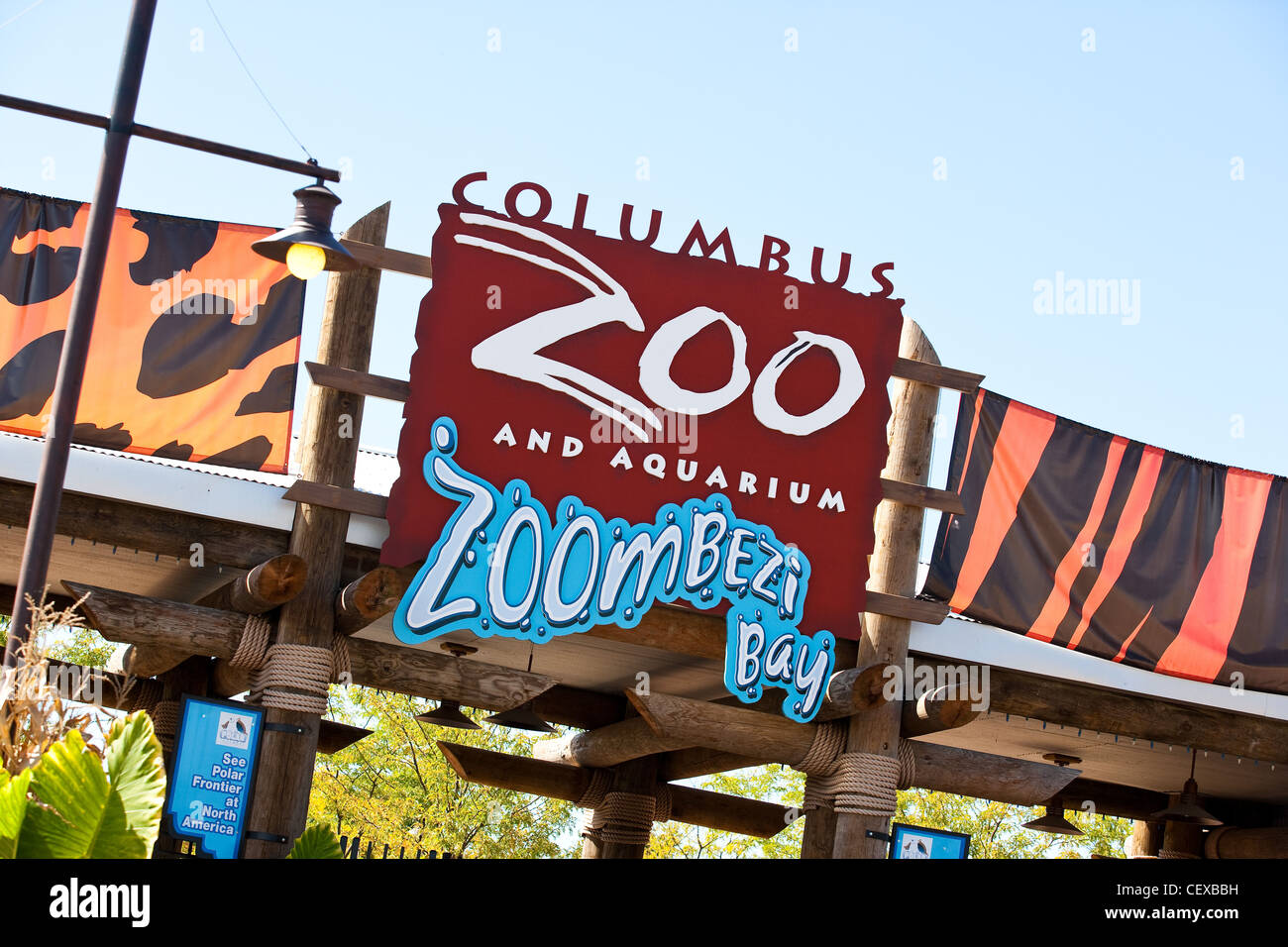 Entrance to the Columbus Zoo and Aquarium Stock Photo - Alamy