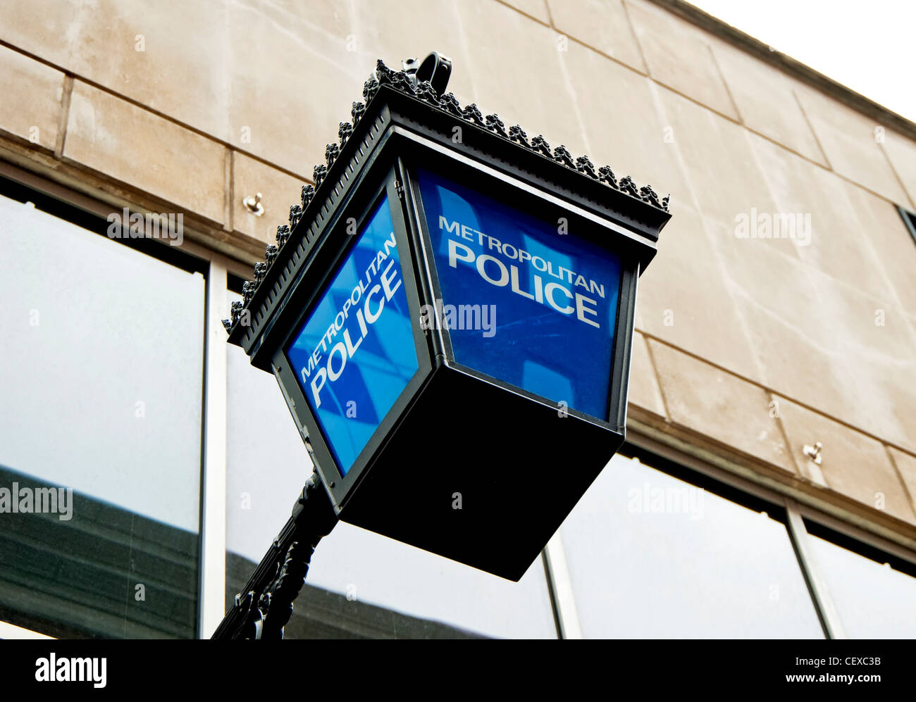Polizeizeichen; police sign Stock Photo