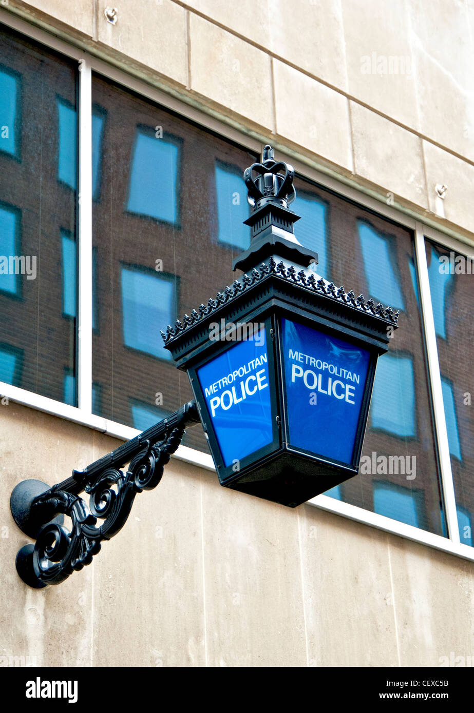 Polizeizeichen; police sign Stock Photo