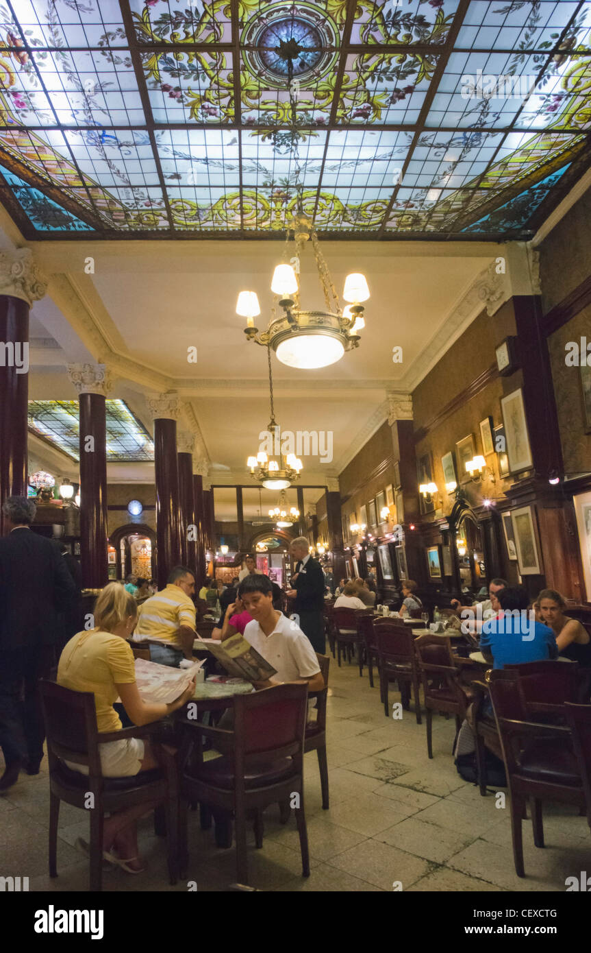 Famous Cafe Tortoni, Buenos Aires, Argentina Stock Photo