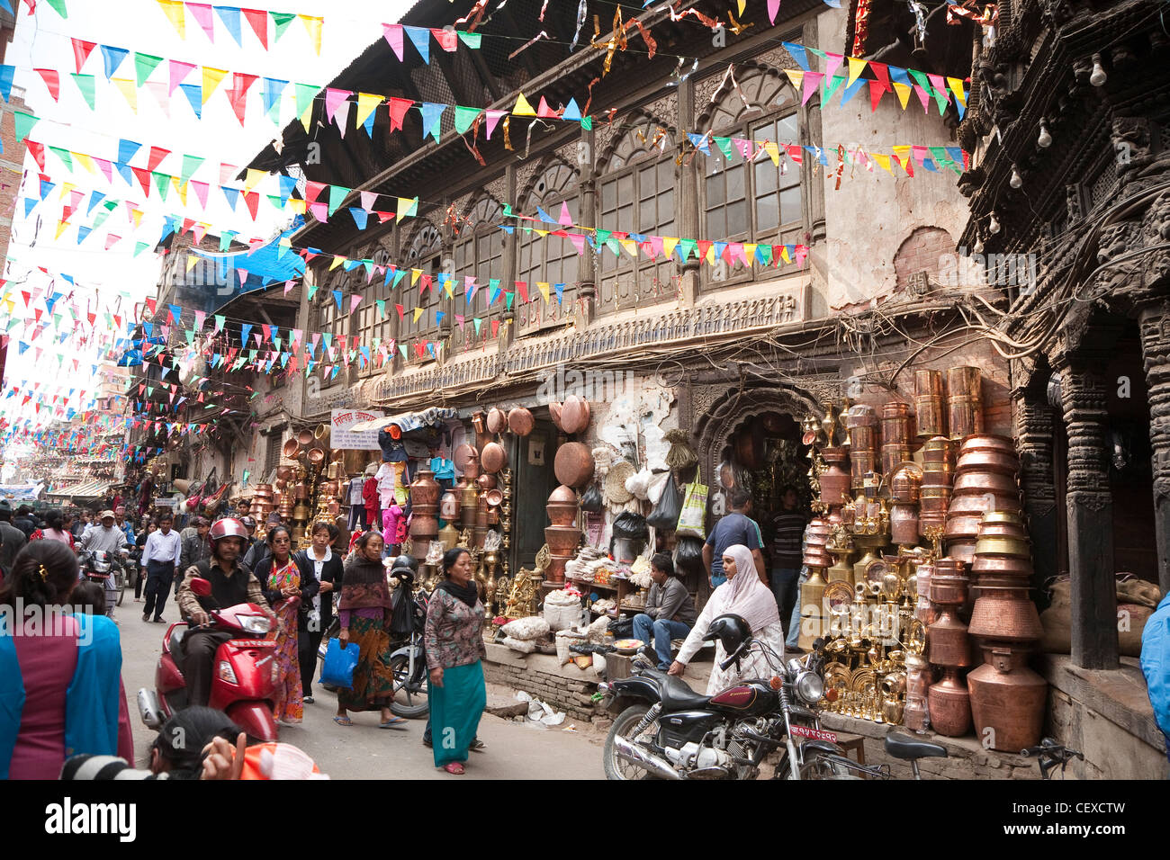 Kathmandu Bazaar High Resolution Stock Photography and Images Alamy