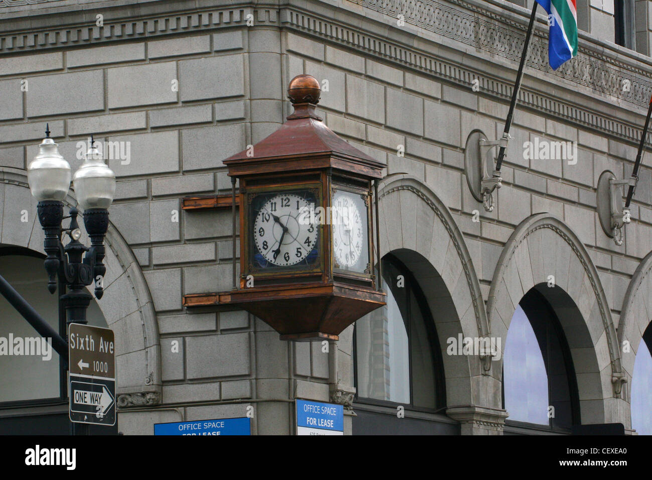 Gaslamp Quarter, San Diego, California Stock Photo