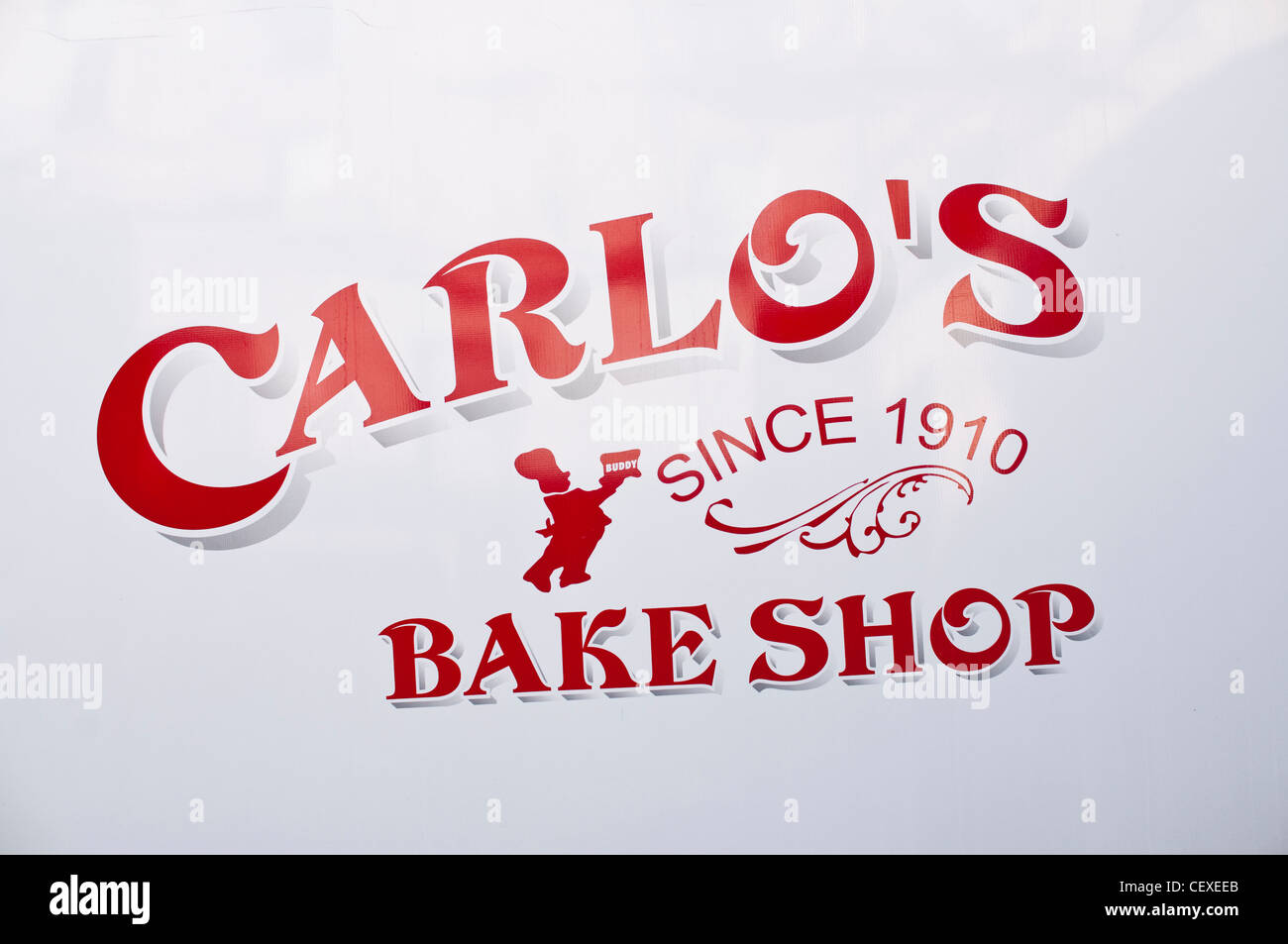 Carlo's Bake Shop / Bakery seen on the of a delivery truck. Carlo's is famous due to the reality TV show, Cake Boss Stock Photo - Alamy