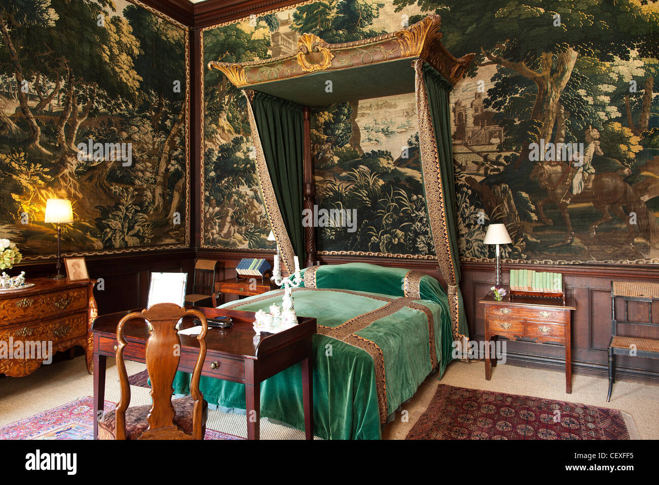 Interior rooms of the stately home of Hopetoun house. Hopetoun house is