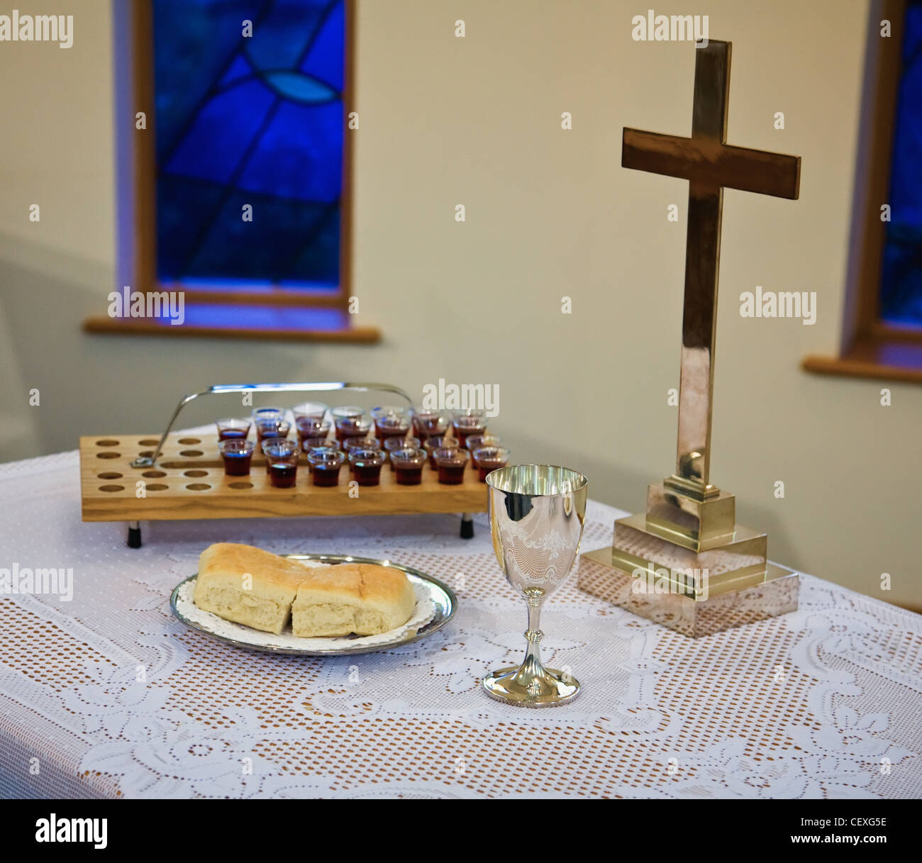 Communion Table High Resolution Stock Photography and Images Alamy