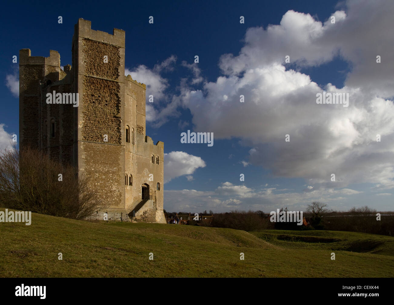 A view of Orford Castle, Suffolk, England Stock Photo Alamy