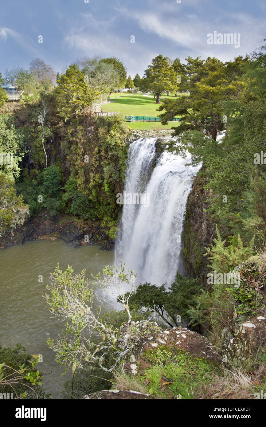 Whangarei Falls, on the Hatea River, North Island, New Zealand. Stock Photo