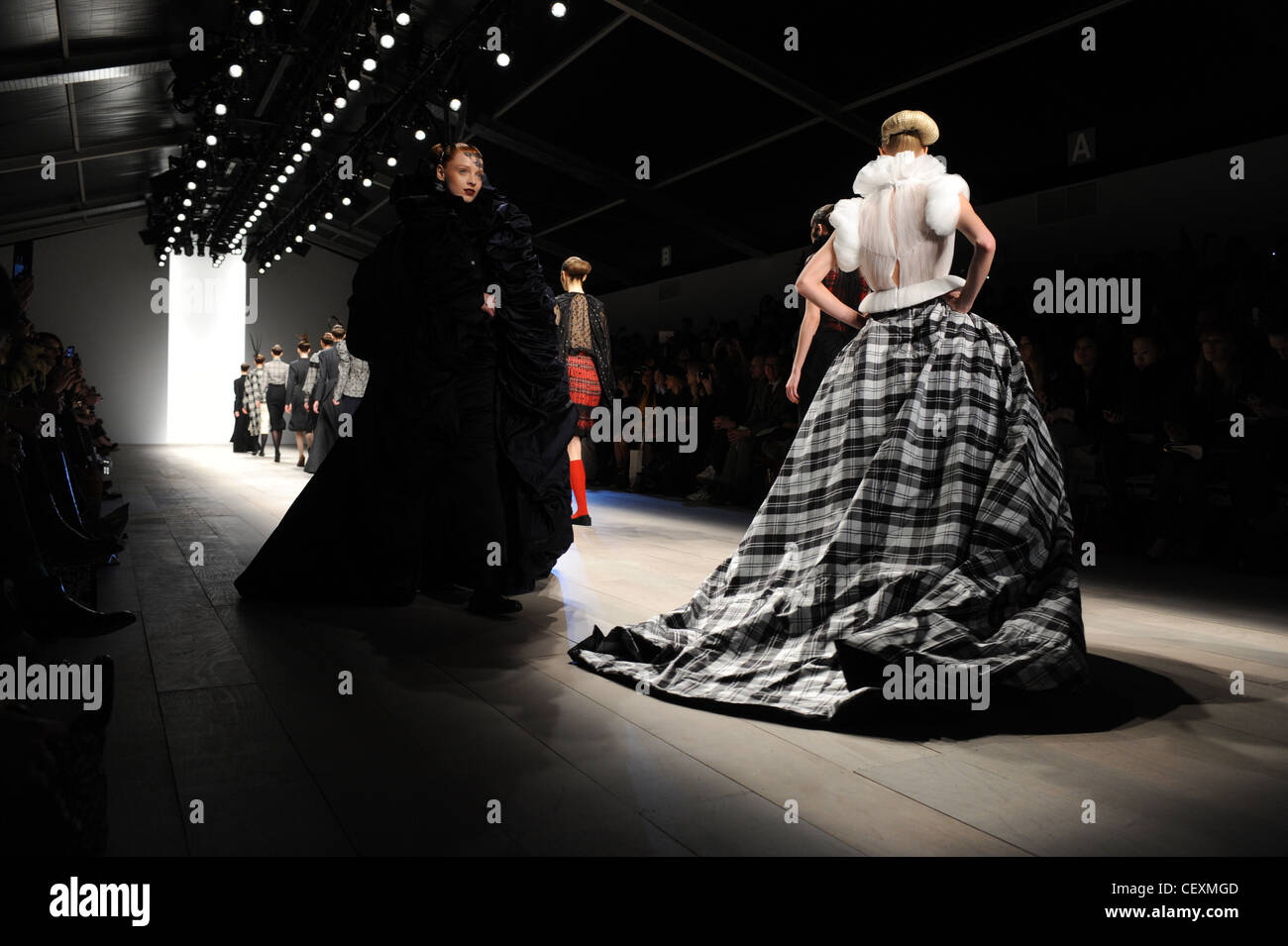 London Fashion Week Runway - Antoni Alison Designer AW 2012/13 at BFC show space, Somerset House, Strand, WC2 Stock Photo