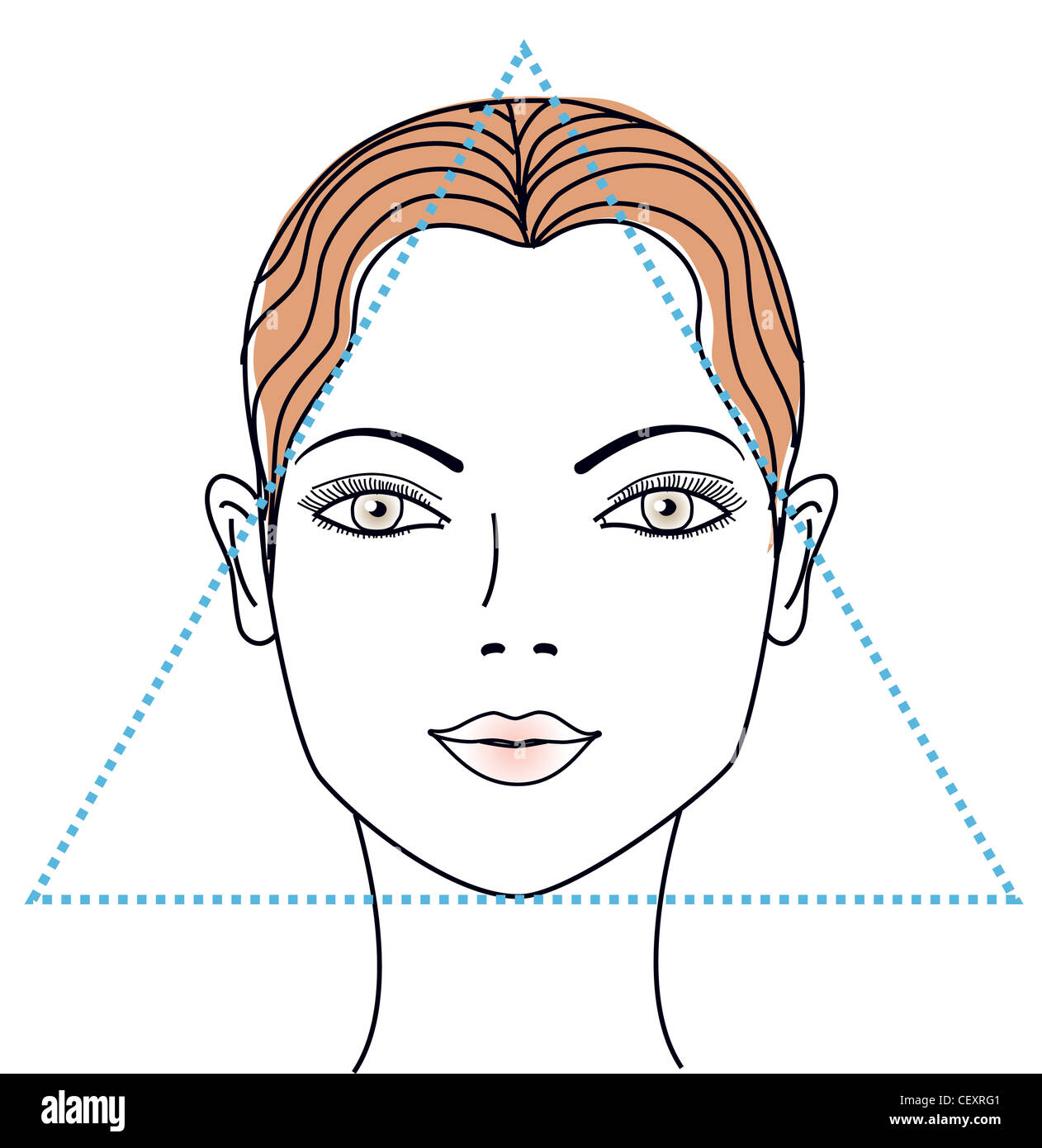 Triangular Face Shape