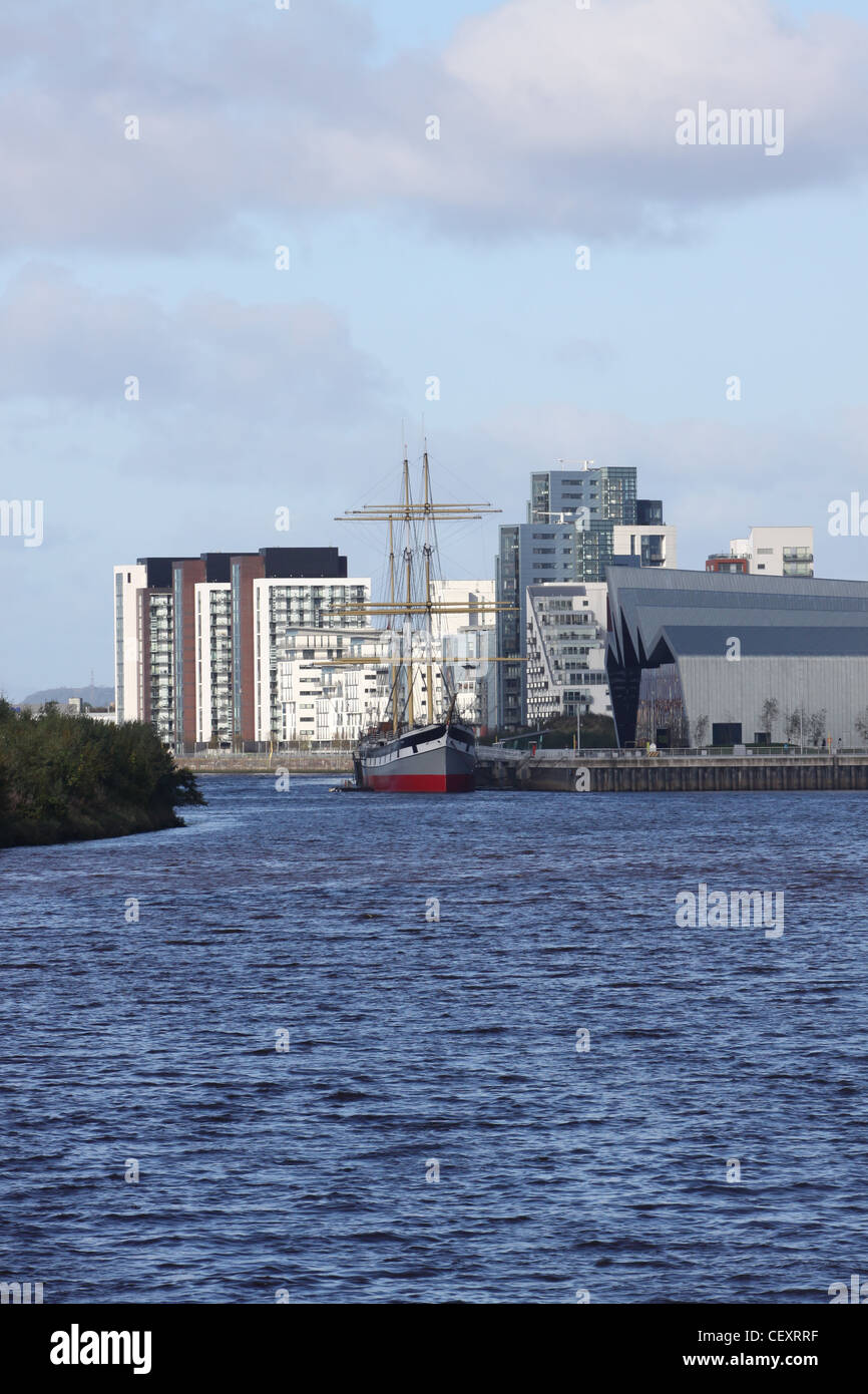 Tall Ship Glenlee And Riverside Museum Glasgow Scotland October 2011