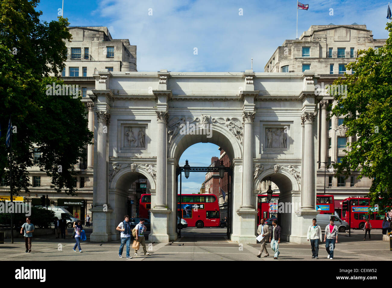 Marble Arch,, London, England Stock Photo Alamy