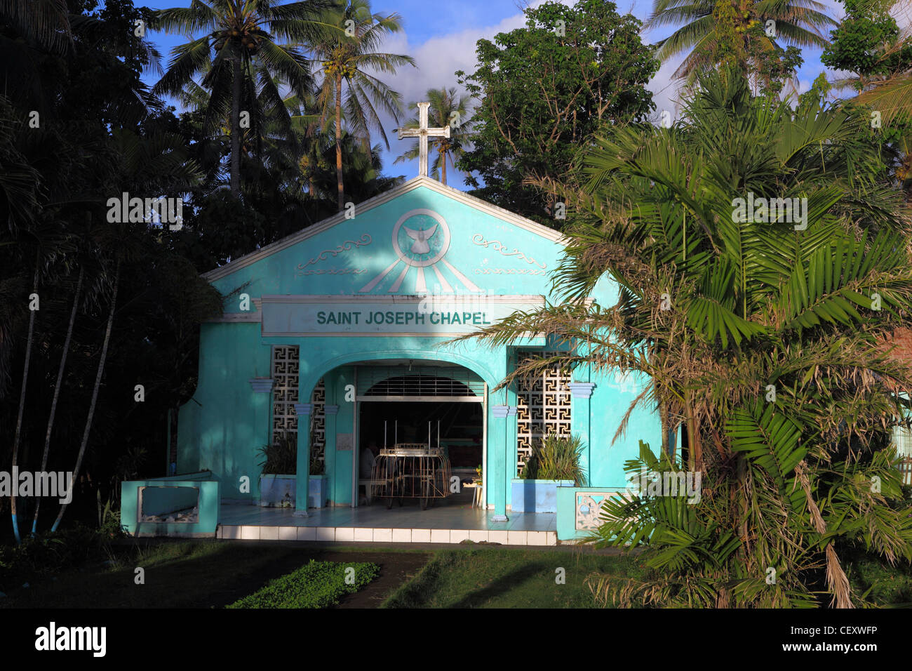 Saint Joesph Chapel. Donsol, Sorsogon, Luzon, Albay, Bicol, Philippines, South-East Asia, Asia Stock Photo
