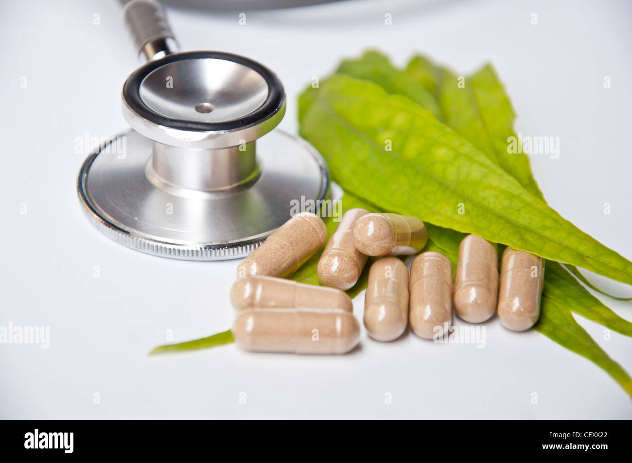 alternative medicine for good health and good life Stock Photo