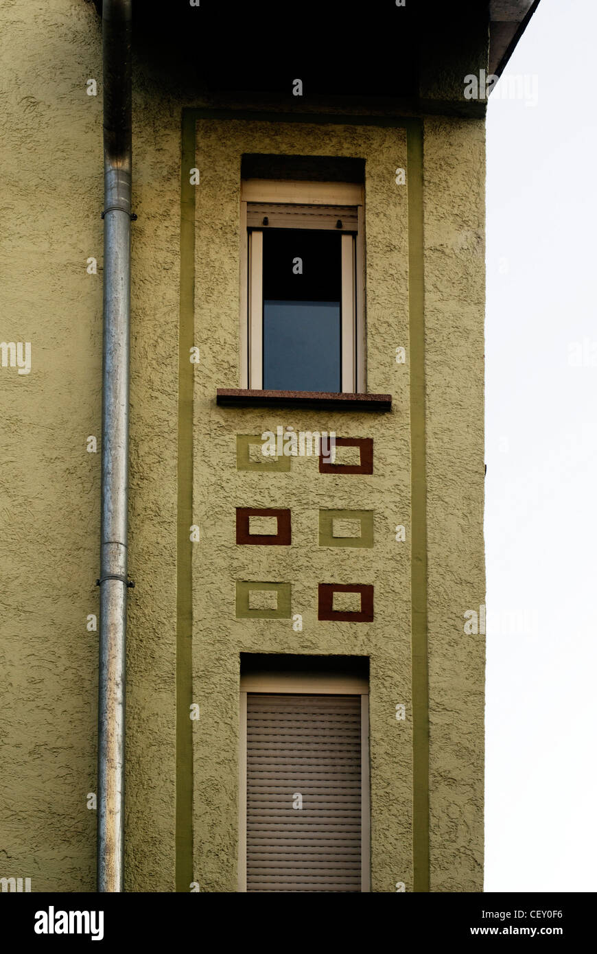 Fassade in Bensheim, Hesse, Germany Stock Photo