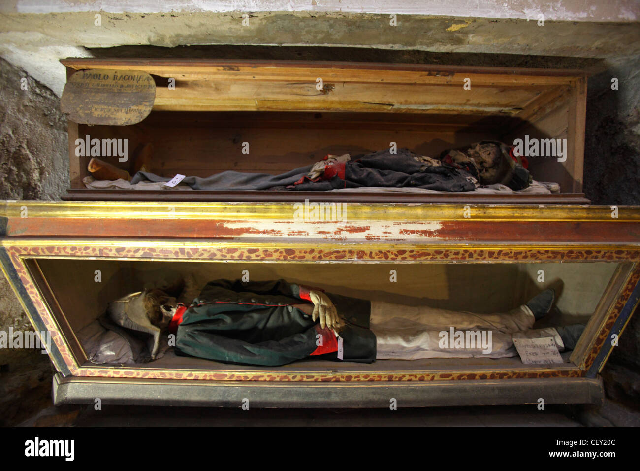 Capuchin catacombs of Palermo, Sicily, Italy Stock Photo - Alamy