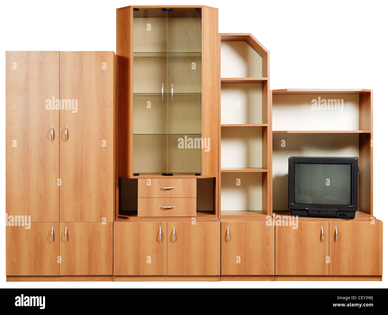Furniture set for a living-room, isolated on white Stock Photo - Alamy