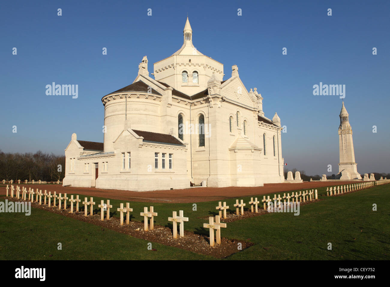 The French National War Cemetery at NotreDame de Lorette, AblainSaint