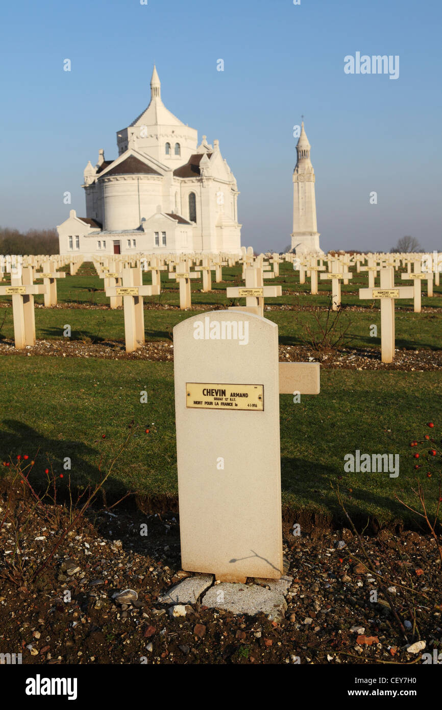 The French National War Cemetery at NotreDame de Lorette, AblainSaint