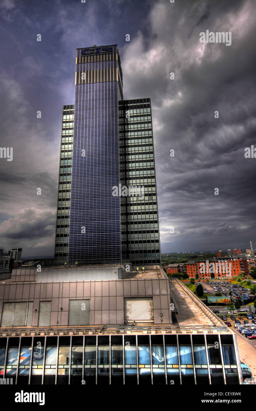 The CIS Tower building, headquarters of the Cooperative Insurance Society Manchester England UK Stock Photo