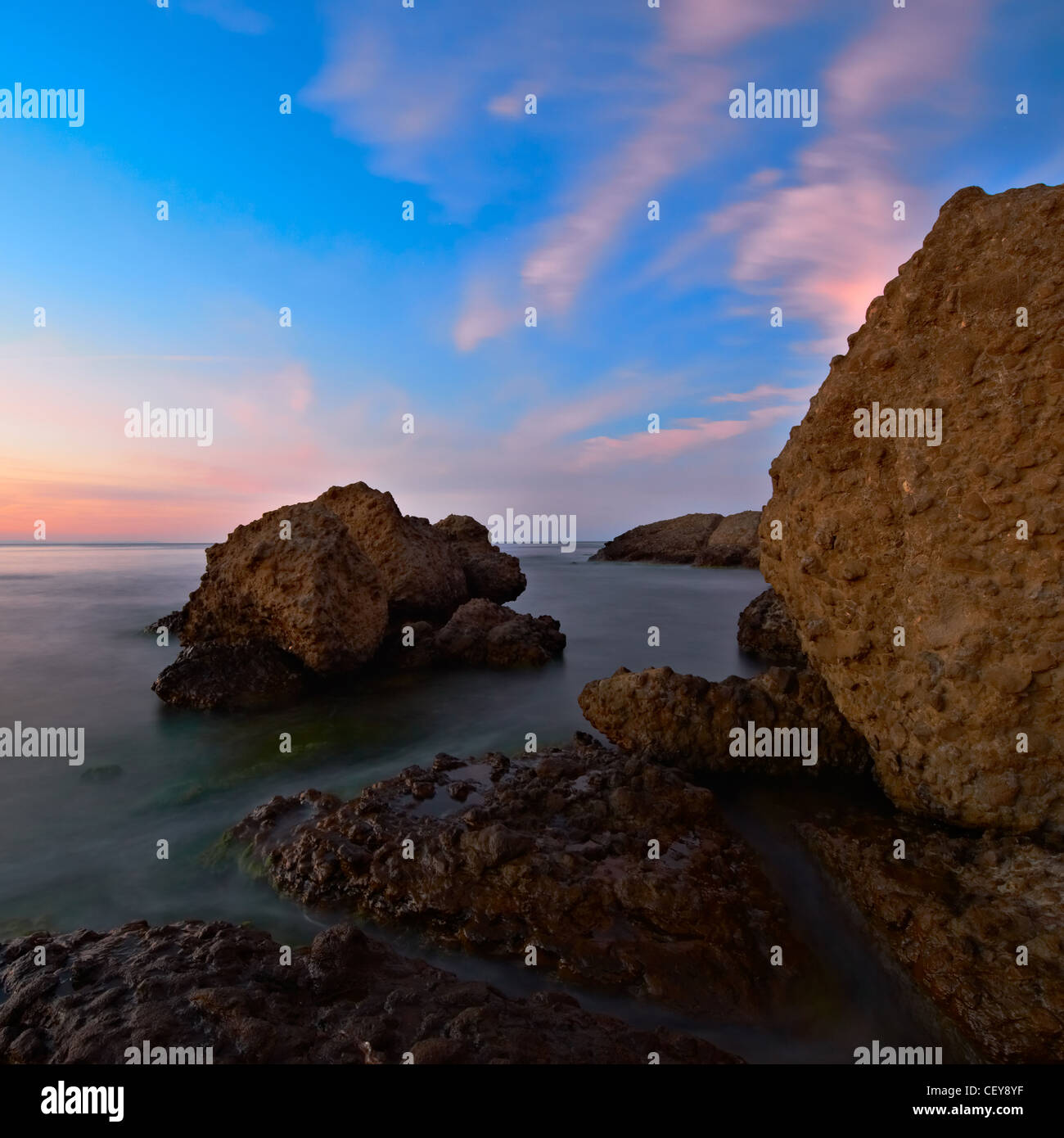 Sea sunset sunrise colorful hi-res stock photography and images - Alamy