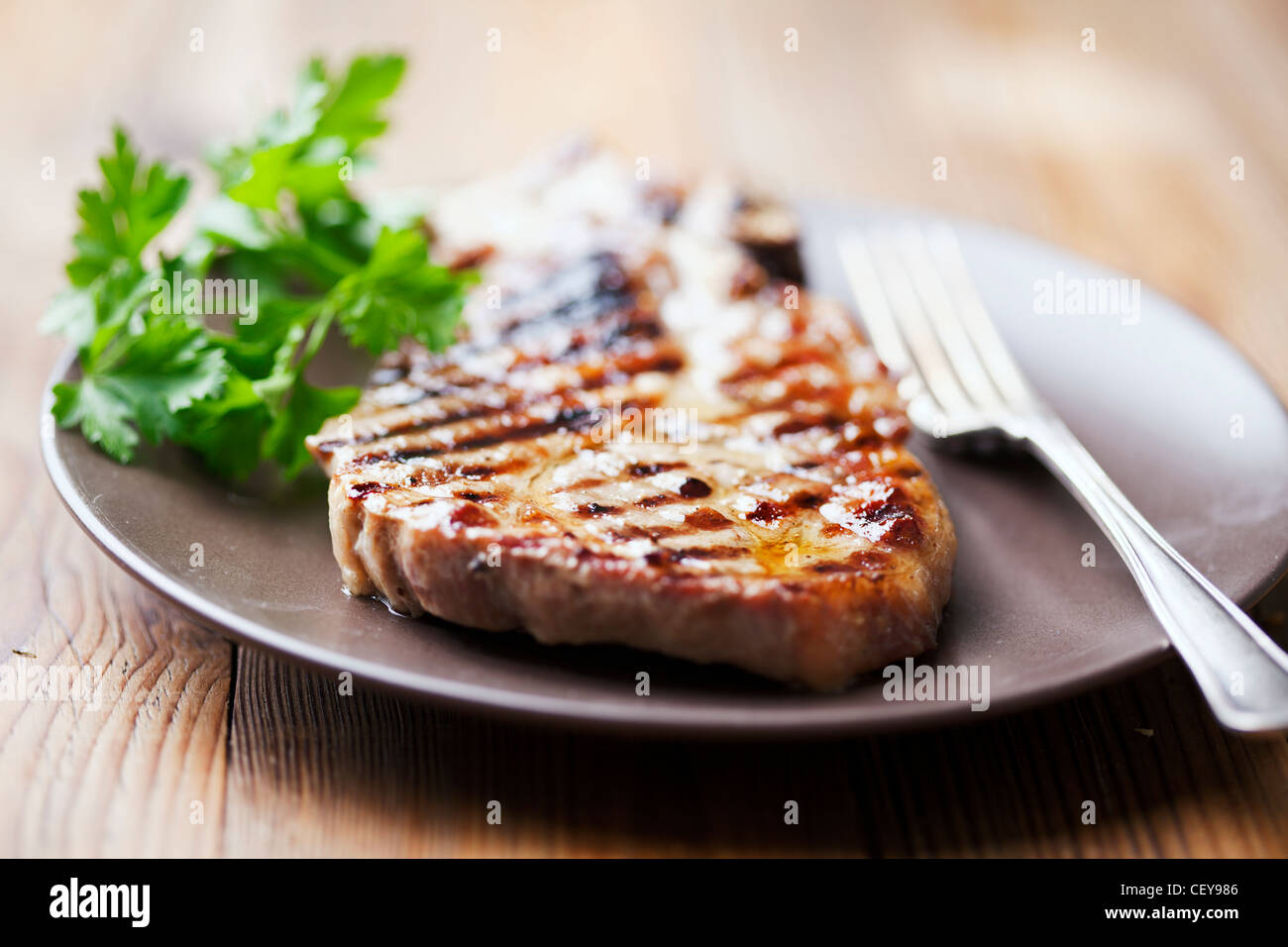 pork chop Stock Photo
