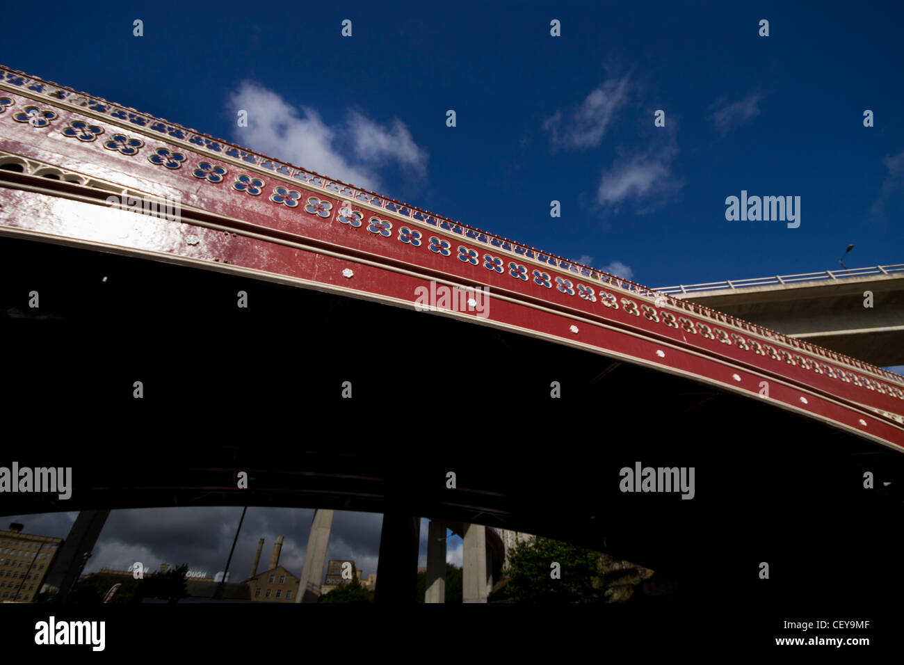 North Bridge Halifax, an iron and stone bridge crossing the River
