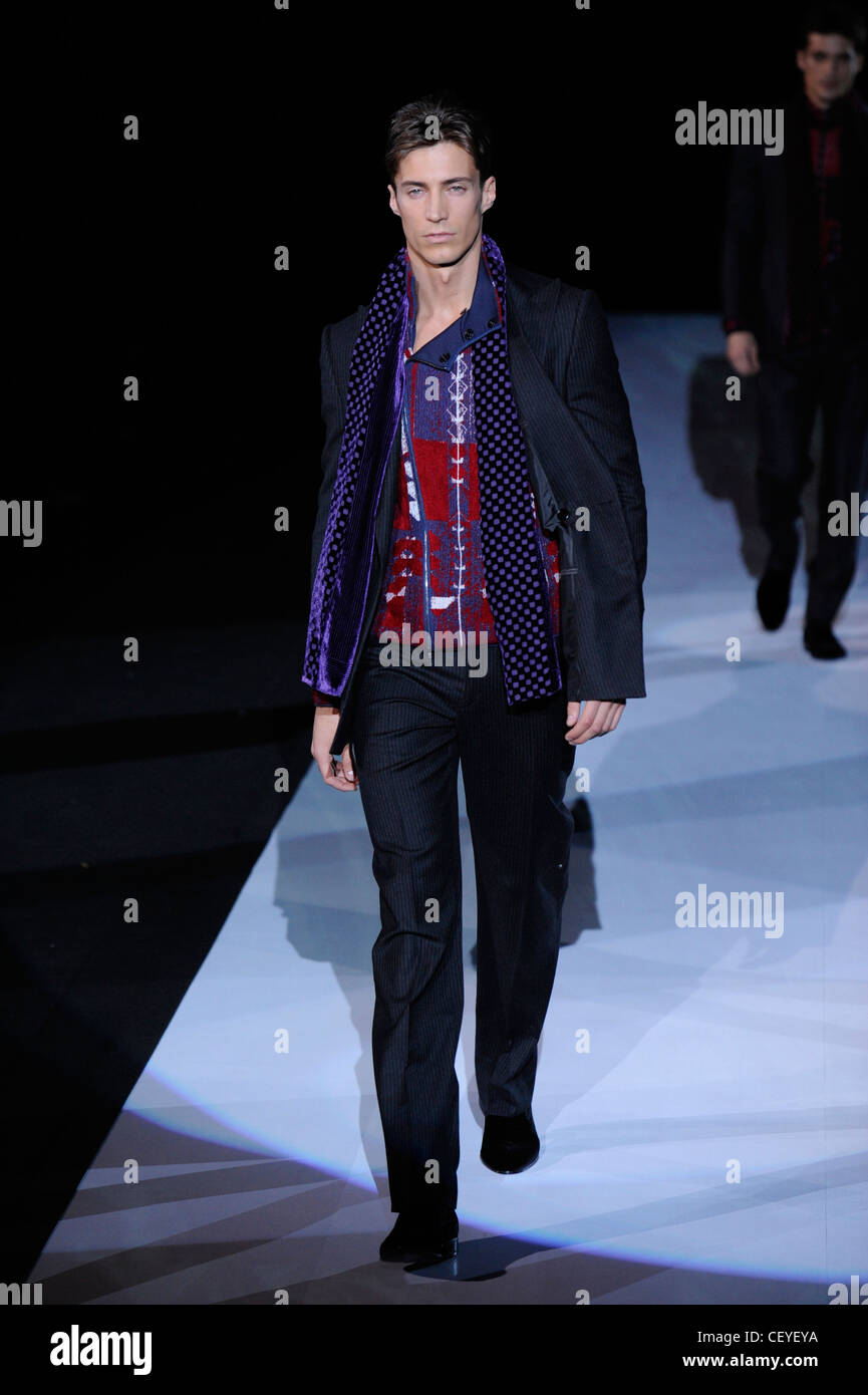 giorgio armani navy blue suit