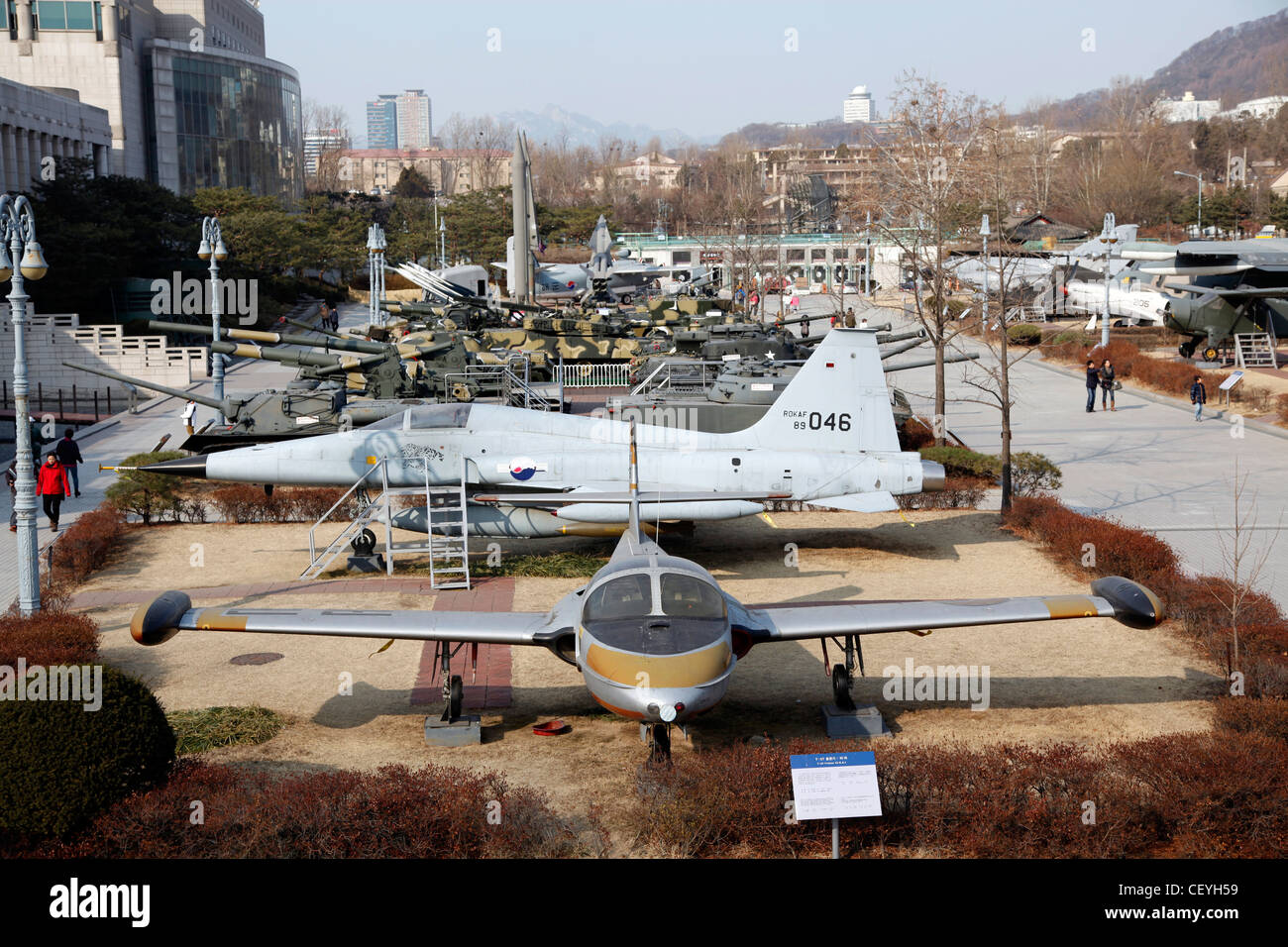 The War Memorial of Korea remembering the Korean War in Seoul, South Korea Stock Photo