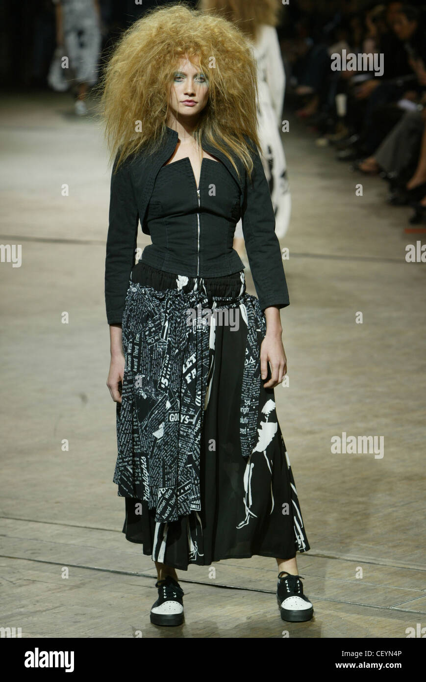 Ys Paris Ready To Wear Spring Summer Model Long Blonde Hair