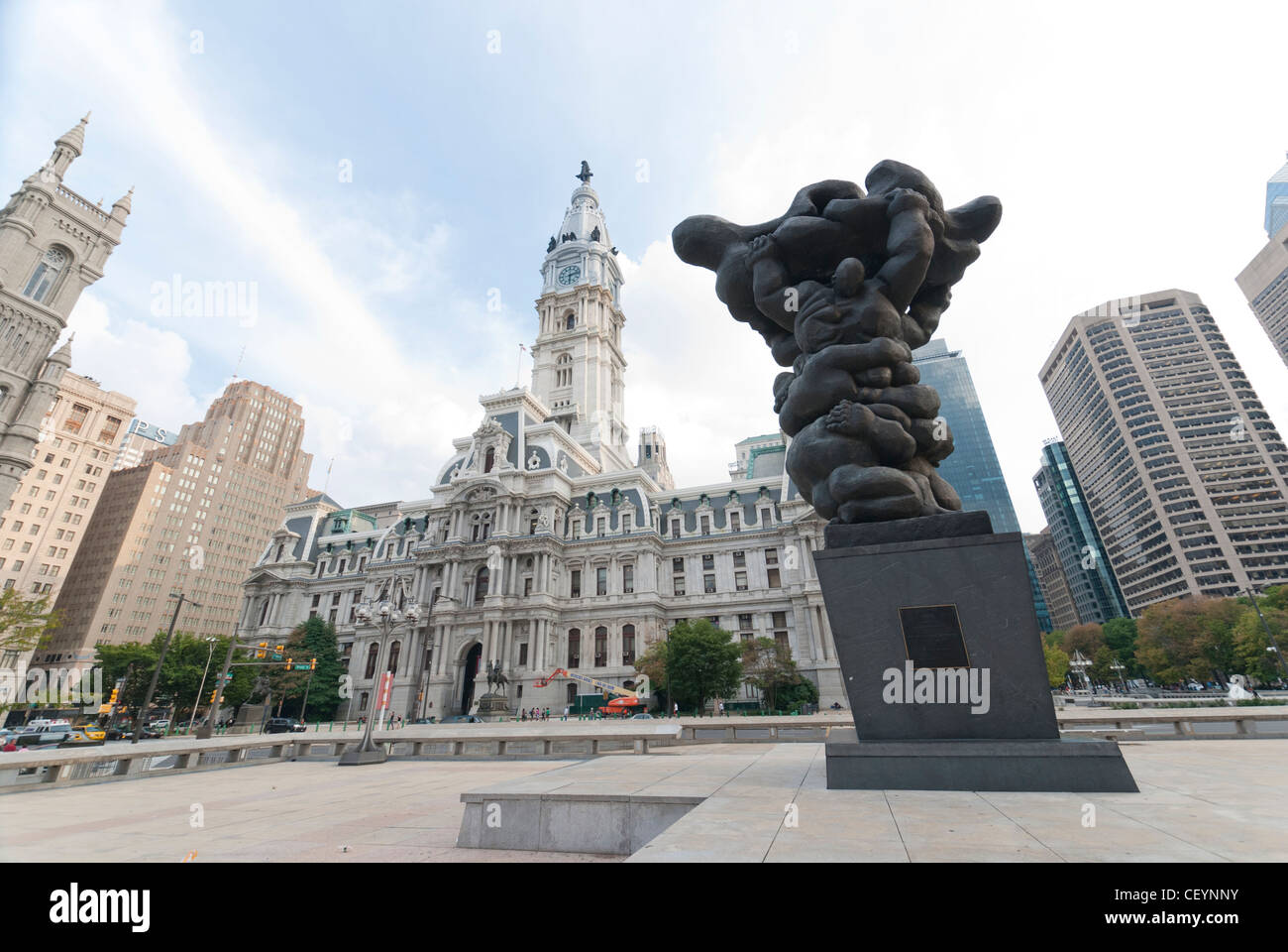 Independence Hall, Philadelphia Statue Stock Photos & Independence Hall