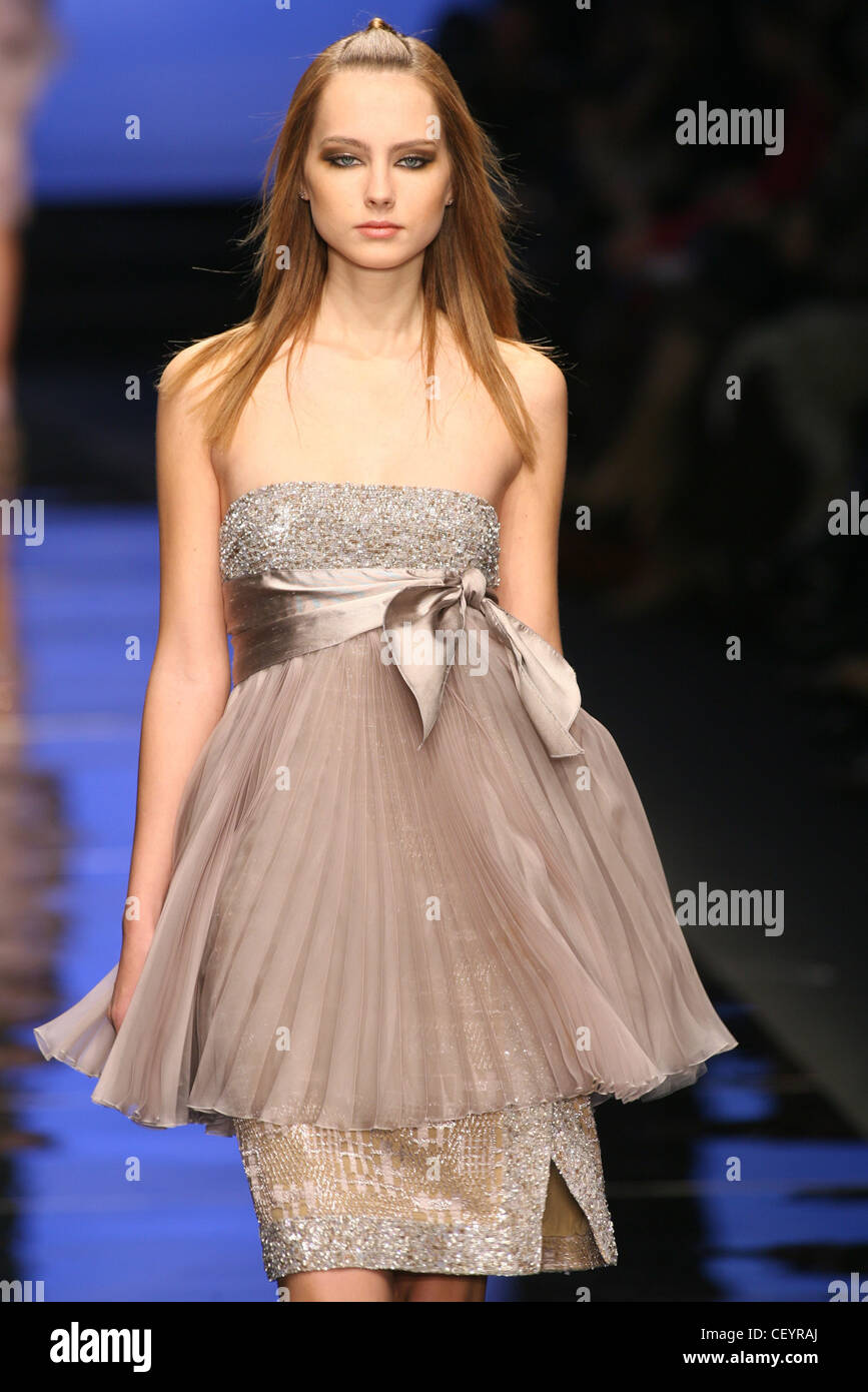 Pale pink cheap strapless dress