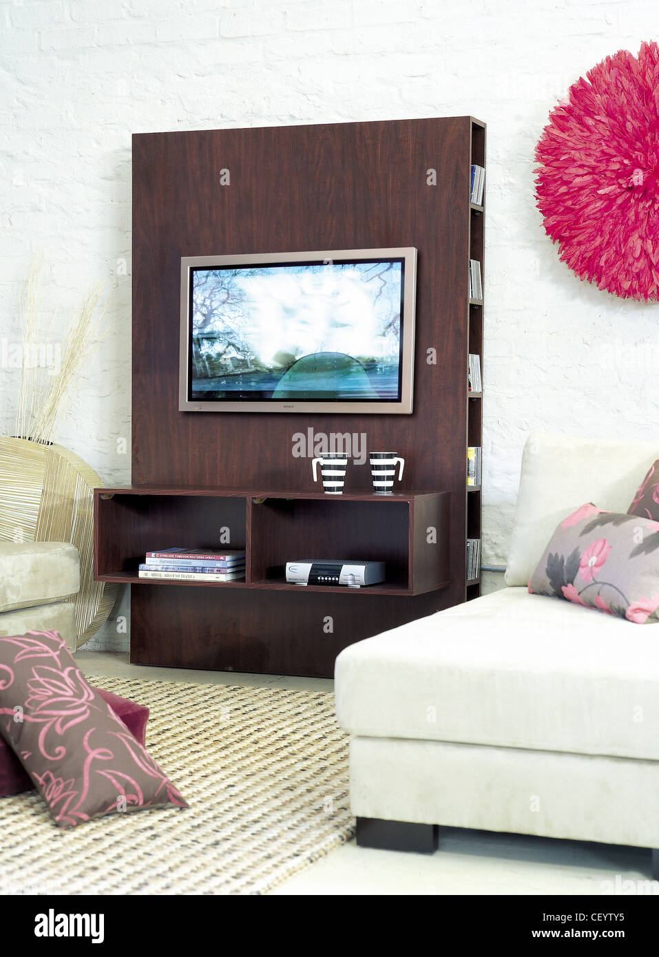 Build A Unityour Flat Screen This Freestanding Wall Unitan