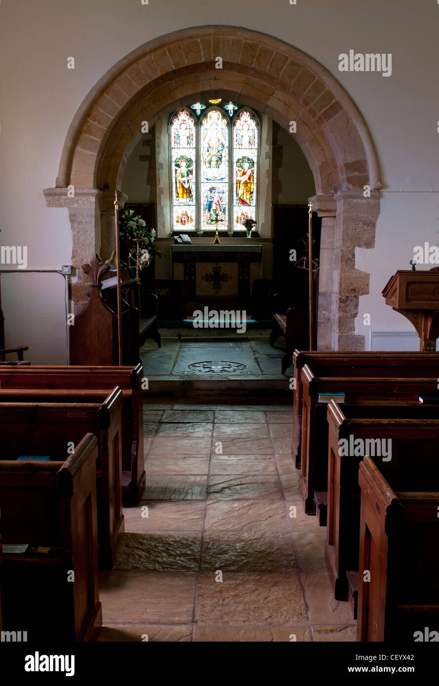 St. Lawrence Church, Barton on the Heath, Warwickshire, England, UK