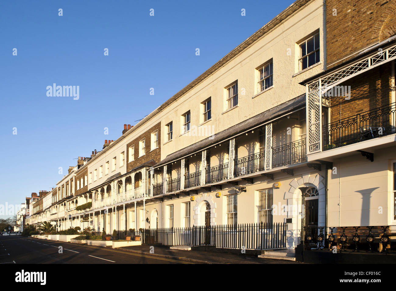 terrace houses in Royal Terrace in the Cliftown Conservation