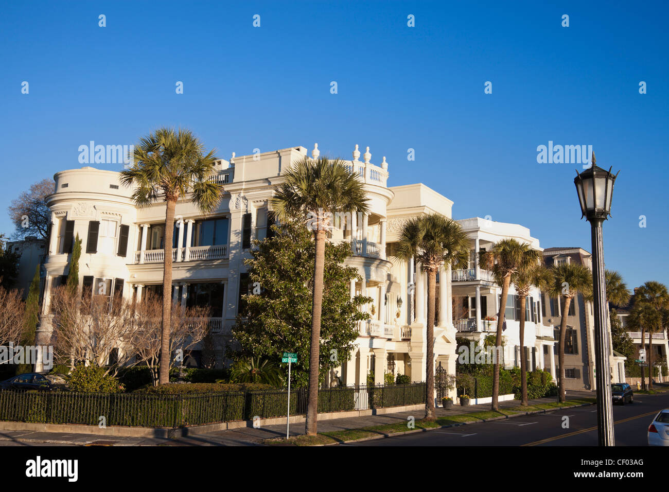 Historic houses in Charleston Stock Photo Alamy