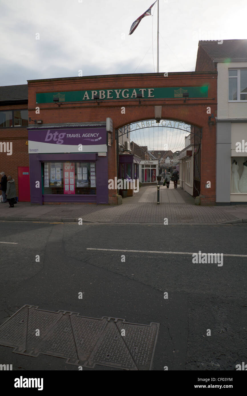 Grimsby Town, North Lincolnshire, England Abbeygate walk and shops Stock Photo
