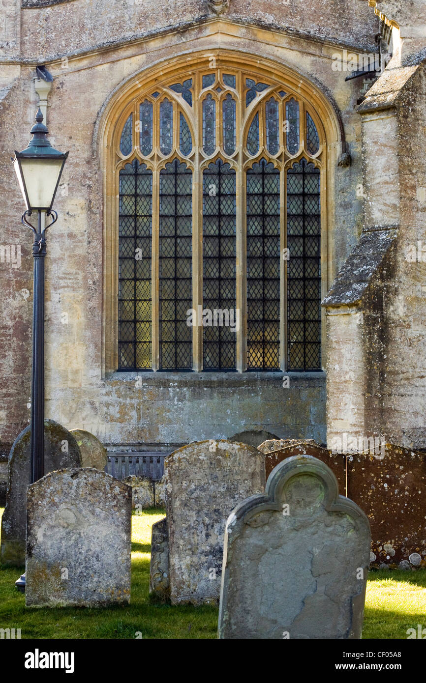 Christian Gravestones at a burial site in Oxfordshire Stock Photo Alamy