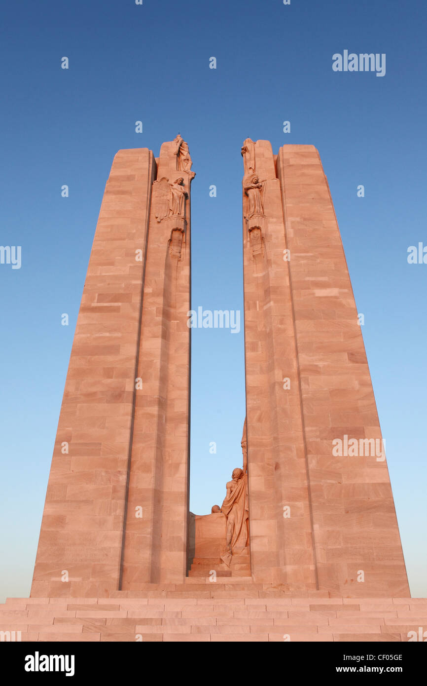 The Canadian war memorial at Vimy Ridge National Historic Site of ...