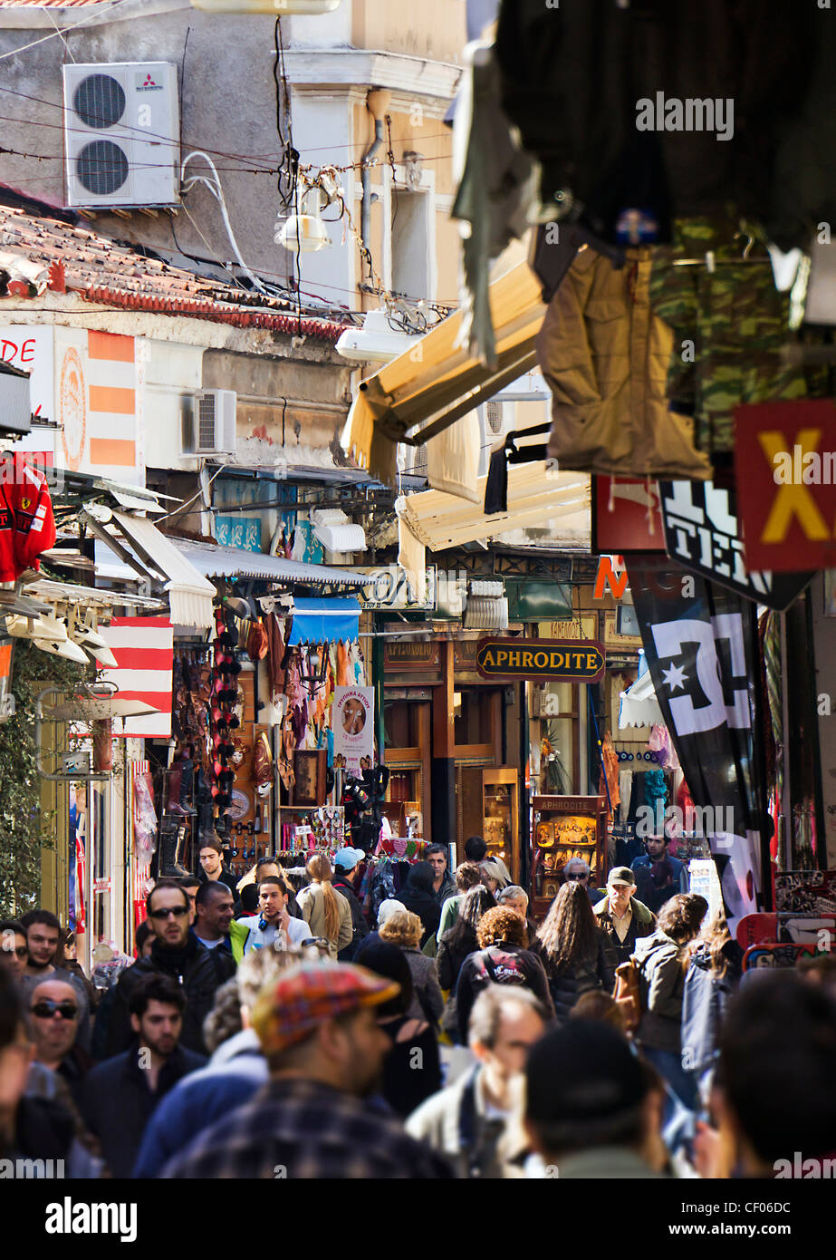 Monastiraki flea market hi-res stock photography and images - Alamy