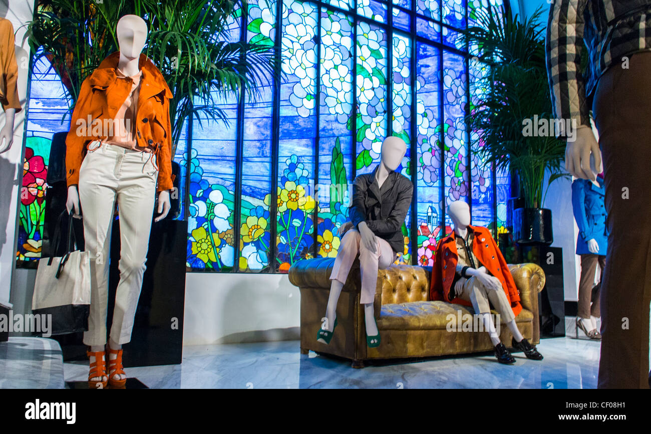 Paris, France, inside Store Window Naf Naf, Local French Clothing Brand,  Shopping on the Avenue Champs-Elysees, mannequins fashion clothes Stock  Photo - Alamy