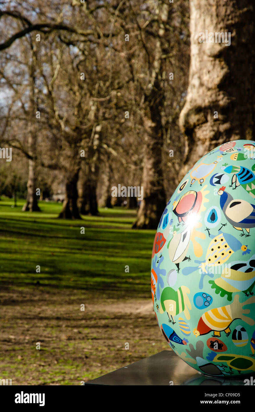 Faberge great egg hunt Easter London England Great Britain UK Stock Photo
