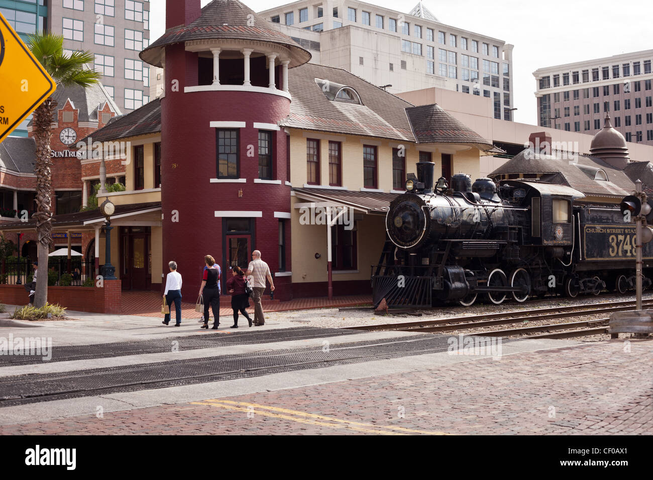 Transportation~Church Street Station~Downtown Orlando FL~Continental  Postcard