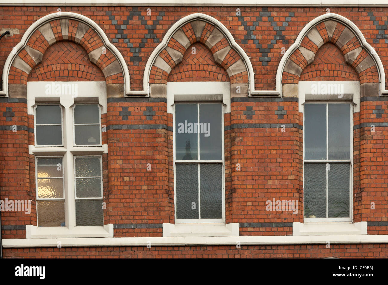 Ornate brickwork, Liverpool Stock Photo