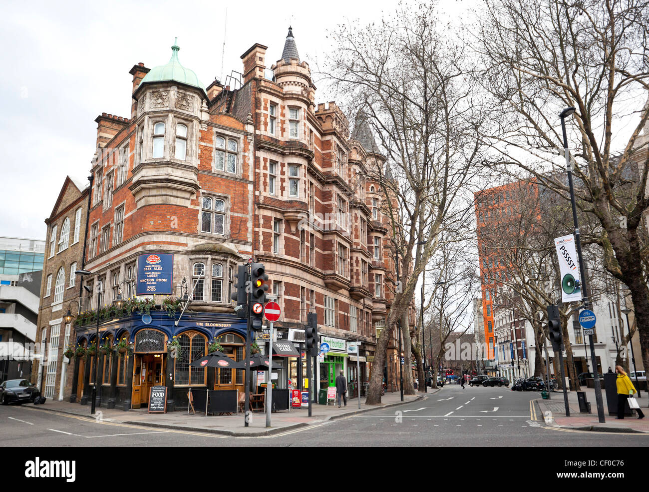 Central London street scene, London, England, UK Stock Photo