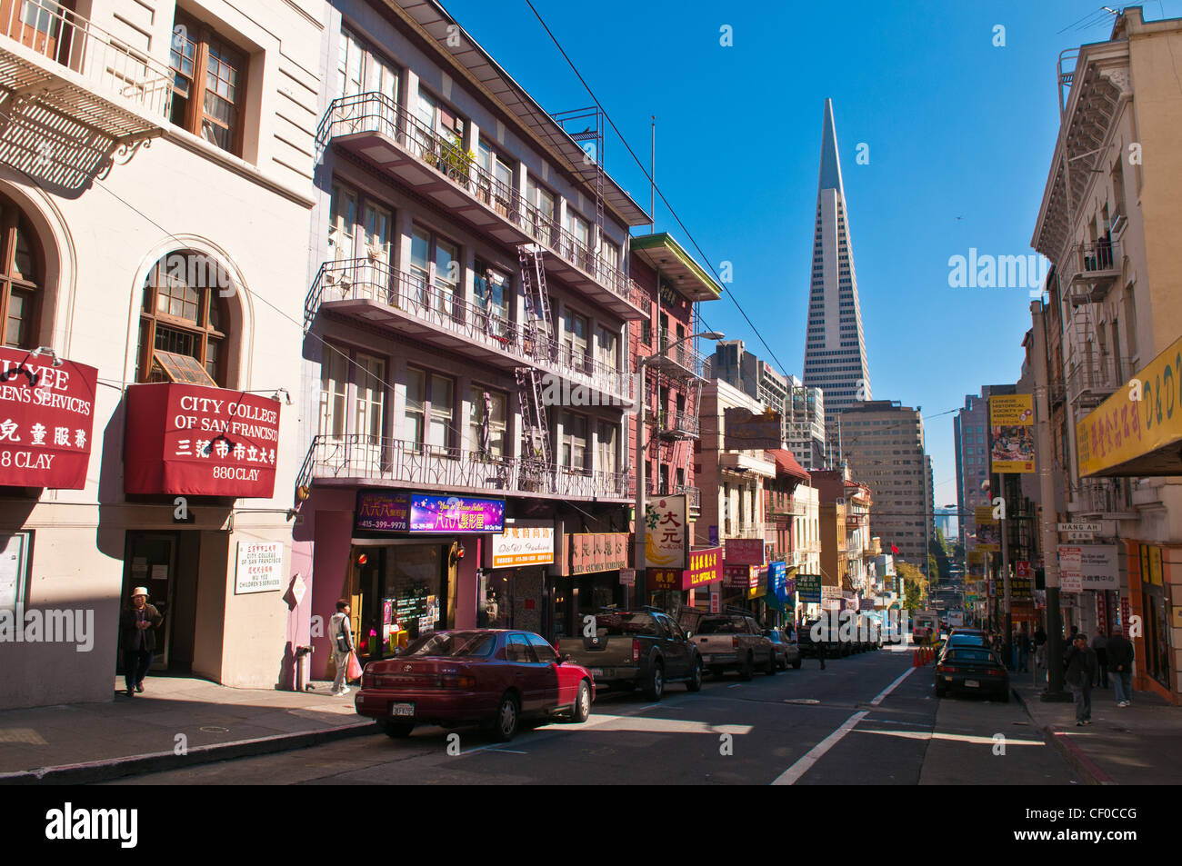 Chinatown streets san francisco hi-res stock photography and images - Alamy