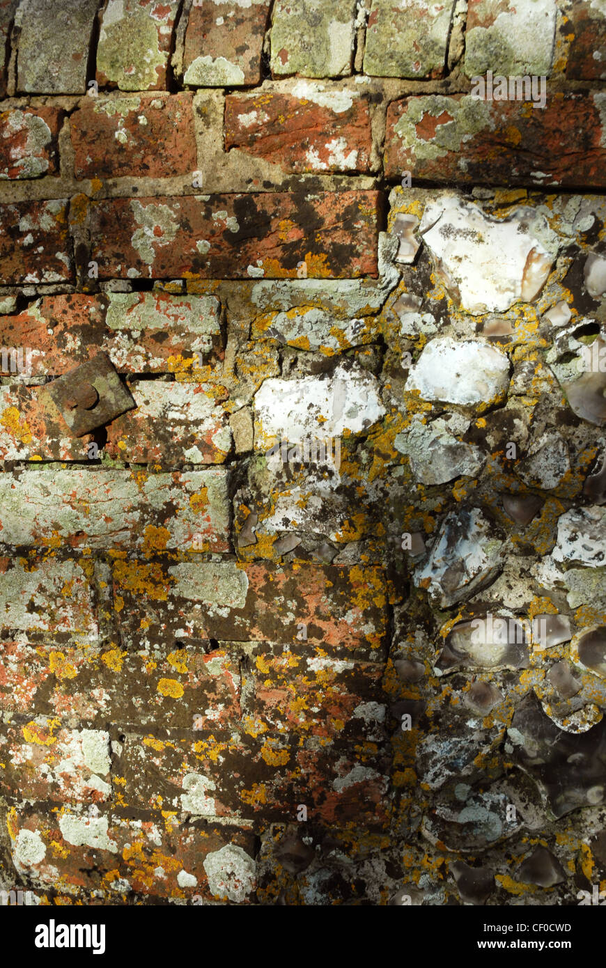 Flint Wall, Stoughton, Sussex Stock Photo Alamy