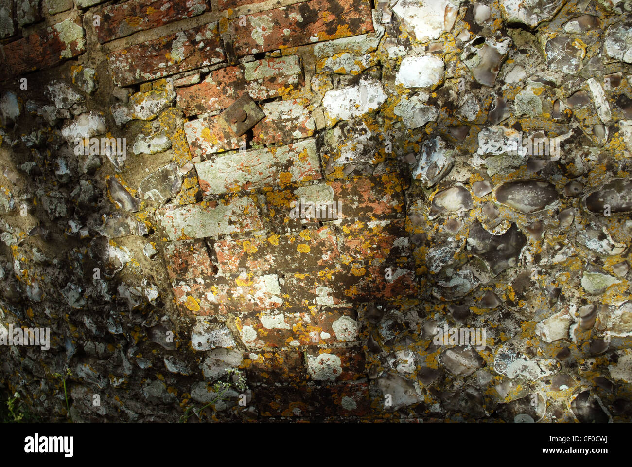Flint Wall, Stoughton, Sussex Stock Photo Alamy