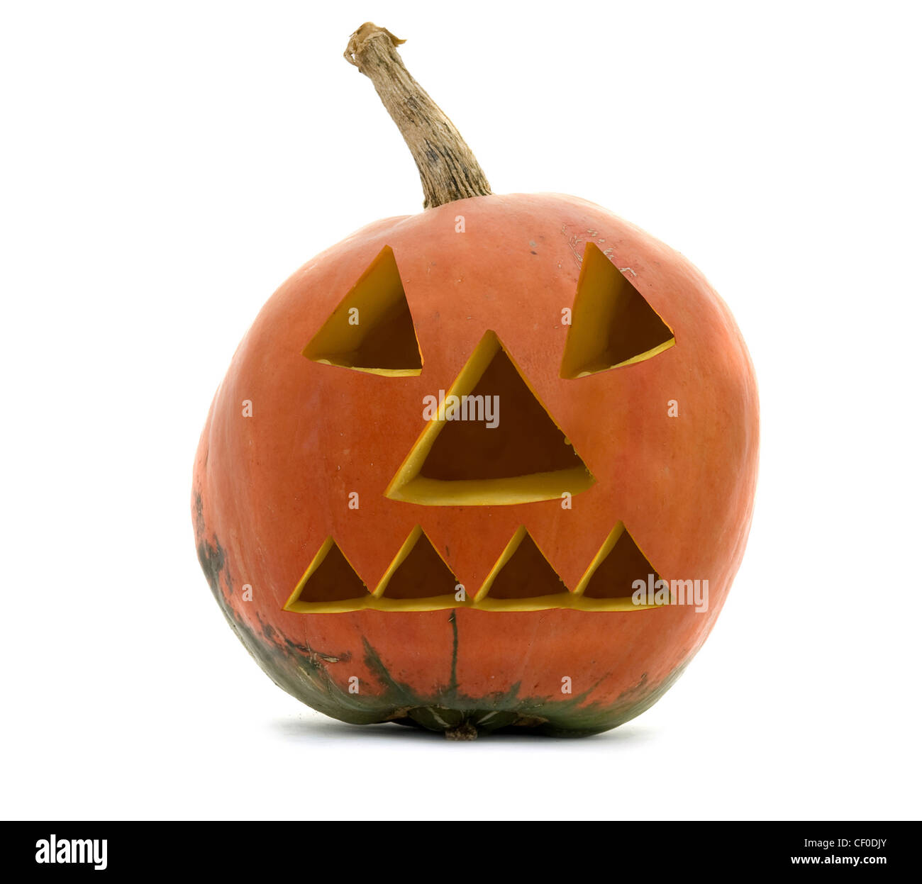halloween pumpkin is isolated on white background Stock Photo - Alamy