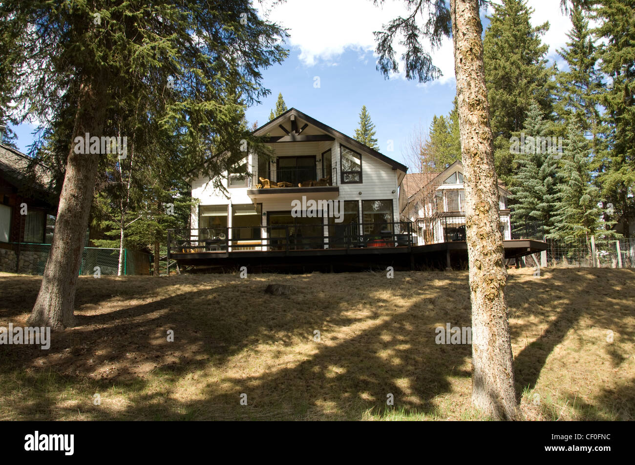 House in Banff, Alberta Stock Photo - Alamy